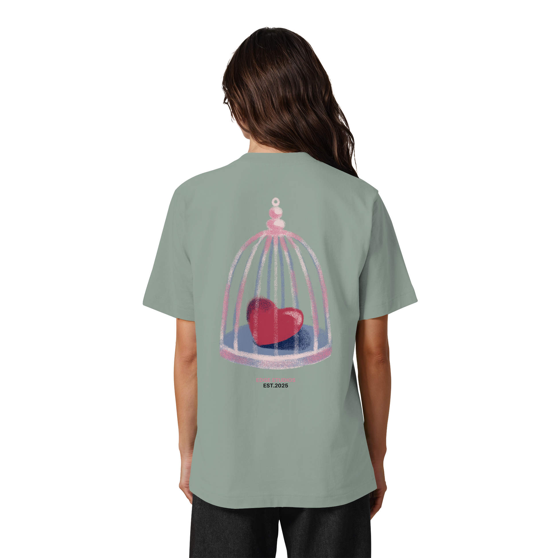 MY HEART IN A CAGE TEE