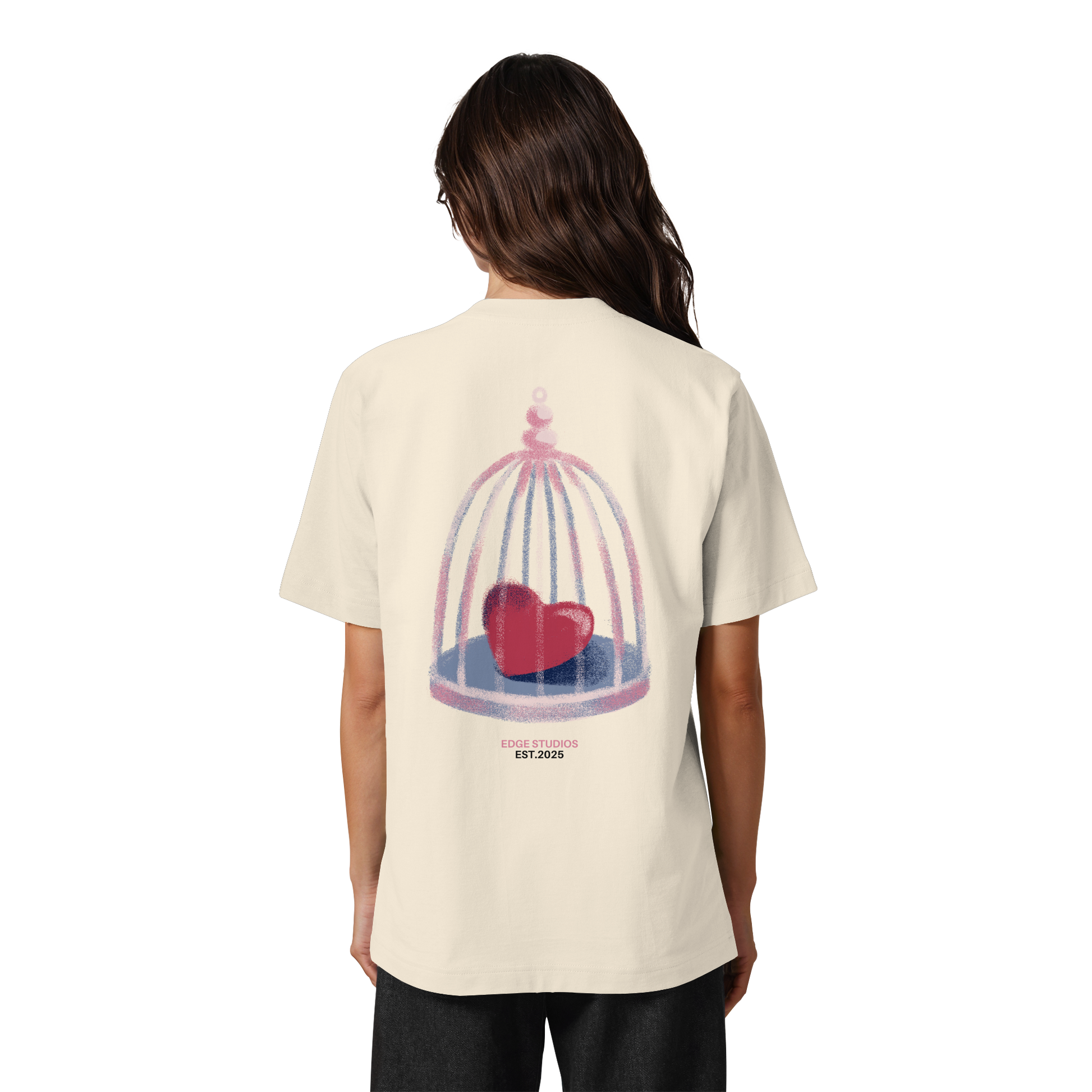 MY HEART IN A CAGE TEE