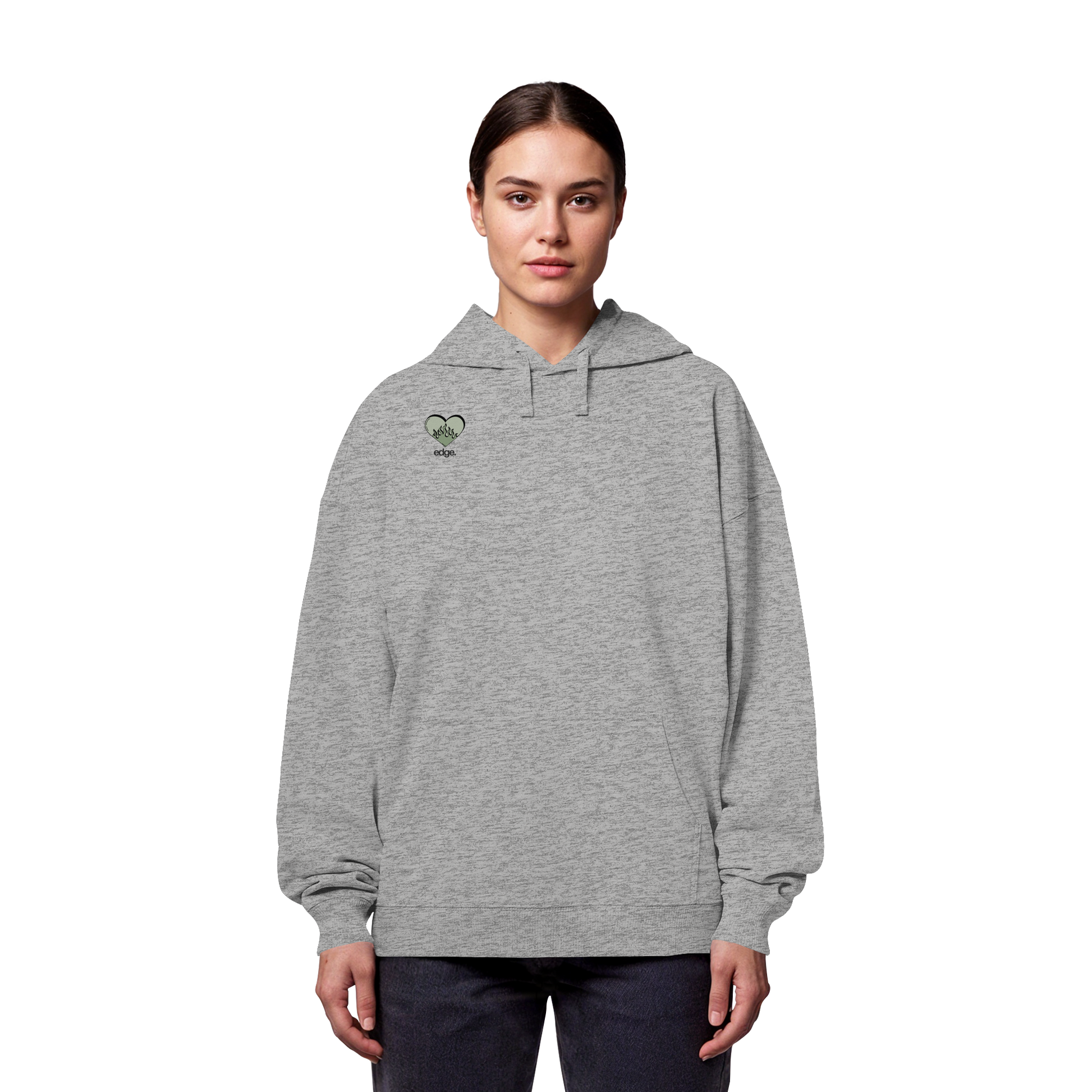 GREEN HEART HOODIE