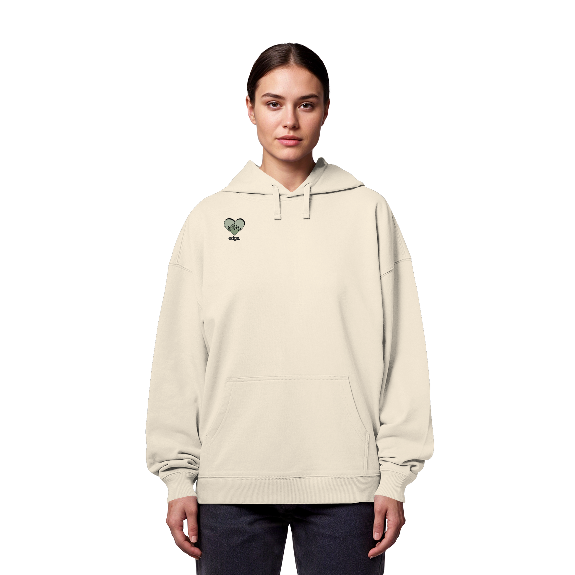 GREEN HEART HOODIE