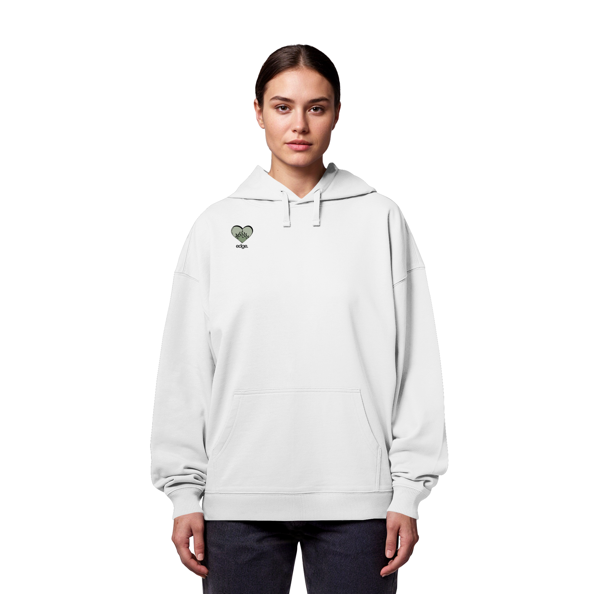 GREEN HEART HOODIE